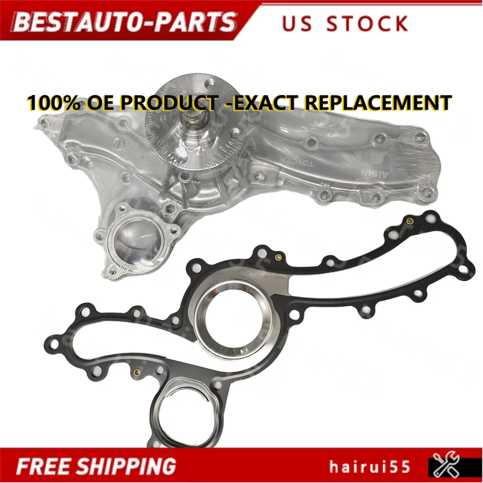 NEW 05-15 TACOMA 4.0L OEM ENGINE WATER PUMP 16100-09471 GENUINE For TOYOTA - Image 4 of 4