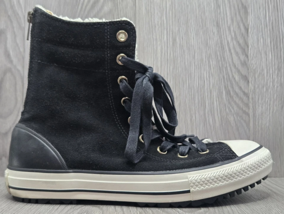 Converse CT Hi Rise Boot Black Egret size 9.5 US  - Image 3 of 4