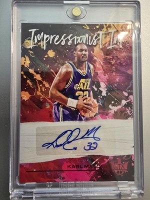 2020-21 Panini Karl Malone (Auto) Impressions Ink /49 /