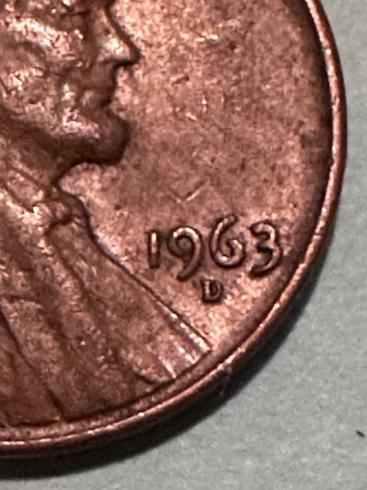 1963-D Lincoln Cent FS-101 Doubled Die Obverse Error L@@K!!! - Image 3 of 4