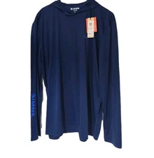 Simms Men's  Long Sleeve Solar Tech Graphic Hoody Blue  XLarge Lightweight Shirt