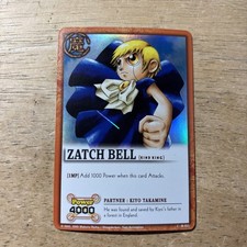 2005 ZATCH BELL 1ST EDITION M-001 ZATCH BELL FOIL HOLO CARD Unplayed