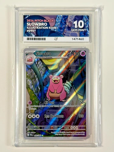 Slowbro 090/084 Pitch Black ACE 10 Gem Mint Pokemon Card 2026 Secret Rare