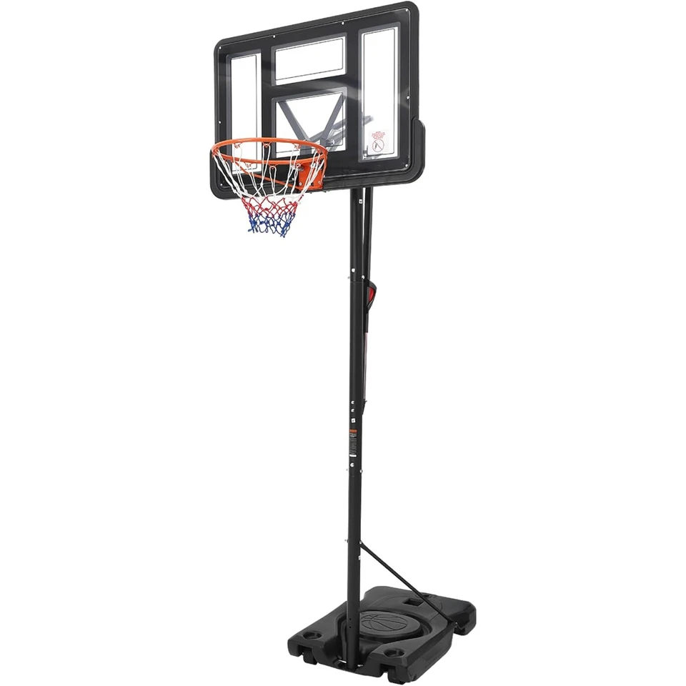 Portable Basketball Hoop, 10FT Height Adjustable Outdoor Basketball Hoop Goal - Image 4 of 4
