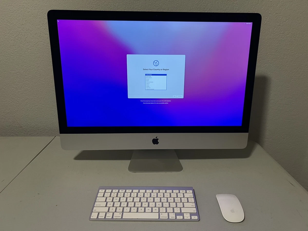 Apple iMac Mac OS X 10.11, El Capitan 2015 Apple Desktops & All-In
