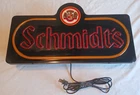 Vintage Schmidts Lighted Beer Sign Light = Non Working Project -