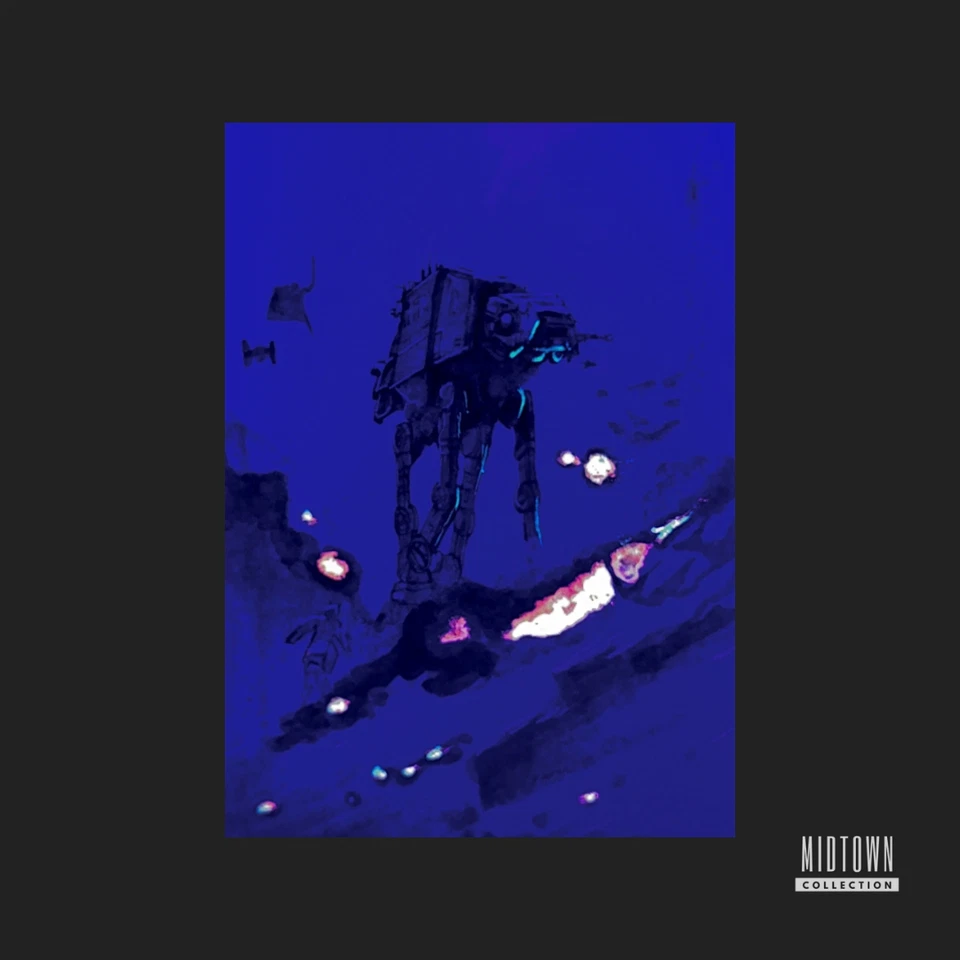 Tarjeta de boceto de artista original AT-AT Walker - Star Wars - 1/1 (firmada) Foto 2 de 3