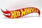 3D Printed Hot Wheels Logo Display Standing Sign