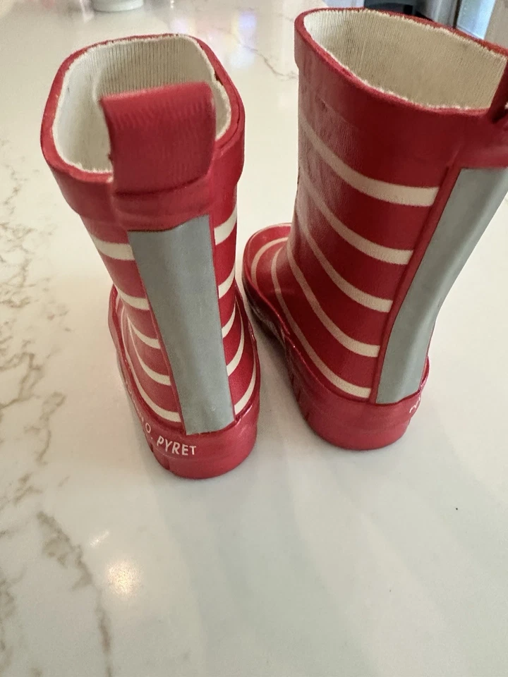 Botas de lluvia Polarn O. Pyret para niños pequeños talla 20 (5) Foto 2 de 4