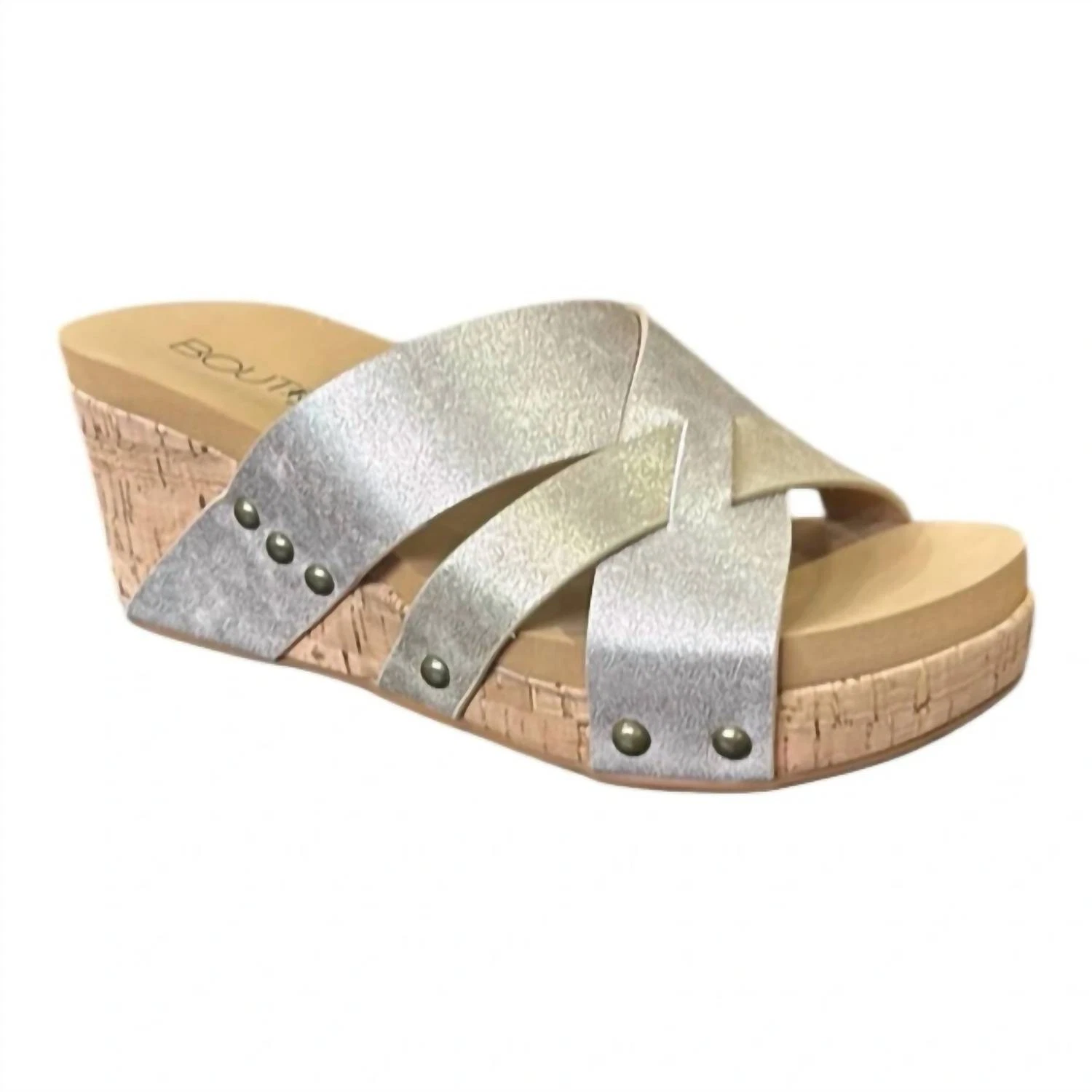 Corkys Footwear Women's Amuse Wedge Heel Sandal Size 8