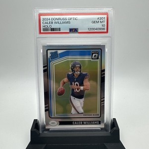 2024 DONRUSS OPTIC CALEB WILLIAMS HOLO #201 PSA GEM MT 10