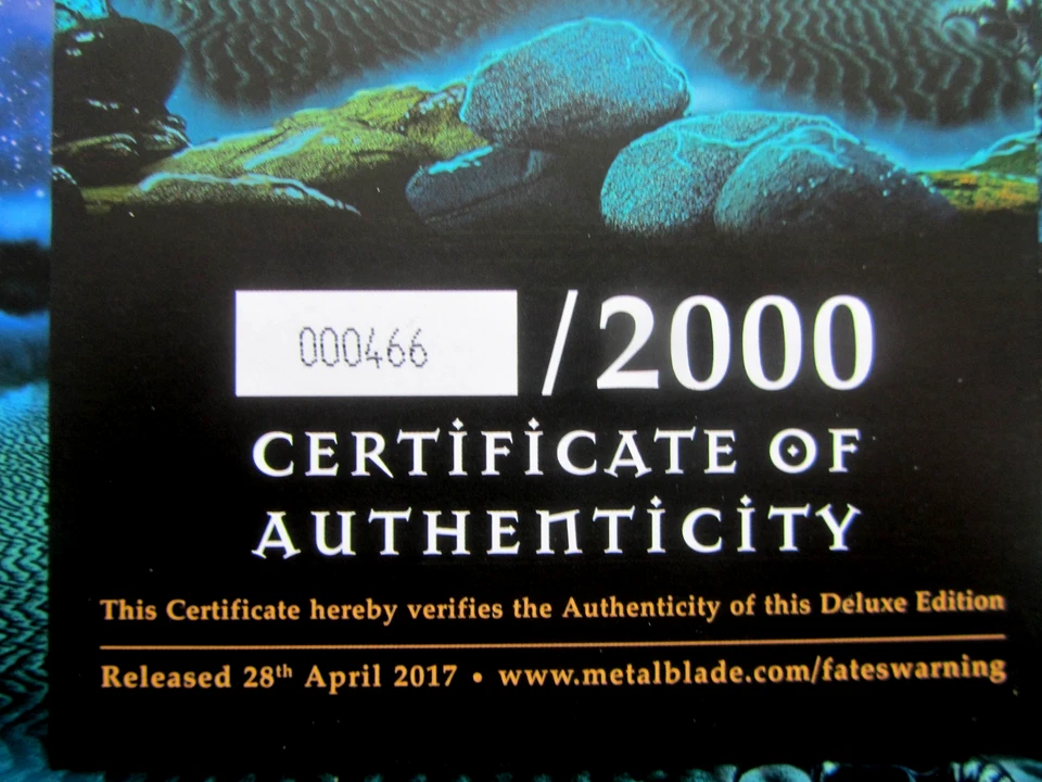 FATES WARNING -AWAKEN THE GUARDIAN 2017 DELUXE LTD EDITION 4CD +DVD+ BLRAY - Image 4 of 4