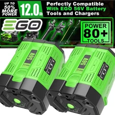 12/10Ah Upgraded Battery for EGO 56V Compatible with Power 56V EGO Power+ Tools