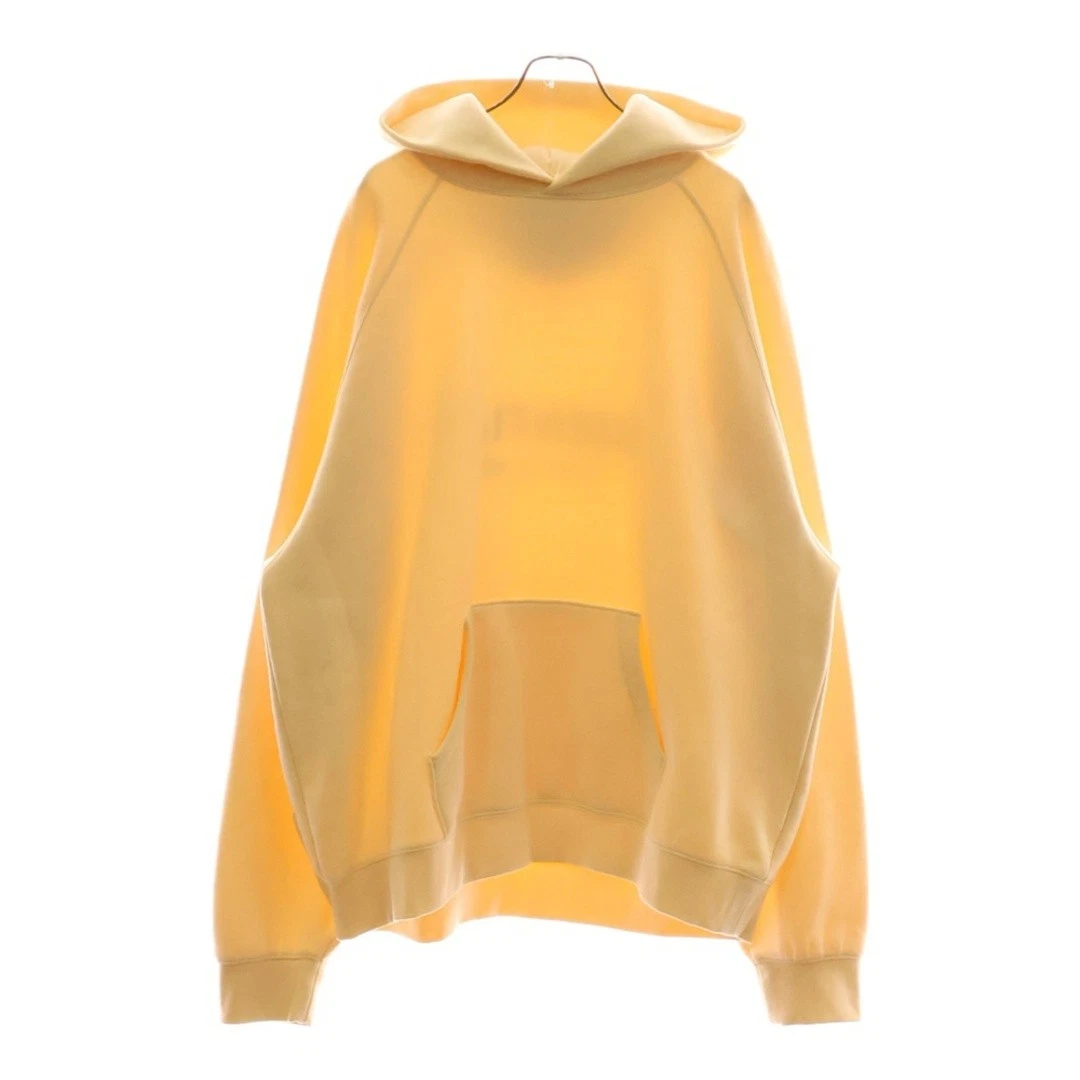 Felpa con cappuccio FEAR OF GOD ESSENTIALS logo gomma pullover beige usata ed4a3911bd79