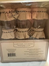 Gartner Studios Wedding Collection Jar with Fabric Cover Favor Kit 18 pack - NEW