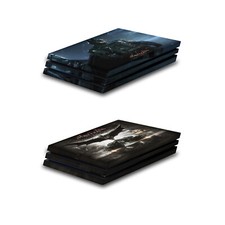 OFFICIAL BATMAN ARKHAM KNIGHT GRAPHICS VINYL SKIN DECAL FOR SONY PS4 PRO CONSOLE