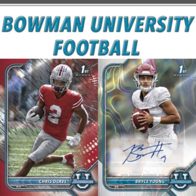 2021 Bowman University Football PICK YOUR CARD BASE CARDS PYC