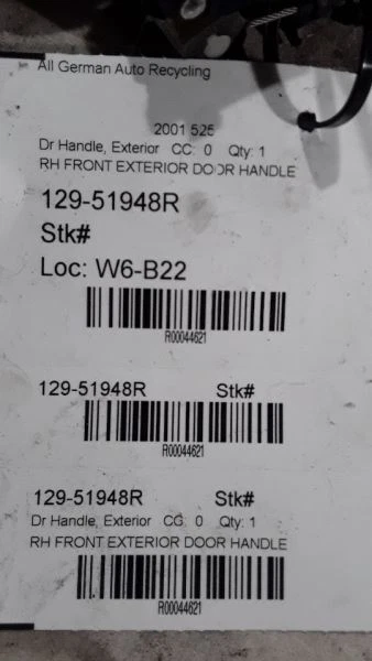 BMW 525I 2001 2003 manija de puerta exterior delantera derecha Foto 4 de 4