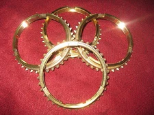66-74 Muncie Synchronizer Rings 304701A  WT297-14A  (Full Set of 4)