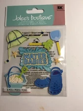 Jolee's Boutique 8 pc Scrapbook Stickers WATER BABIES beach swim new FREE SHIP