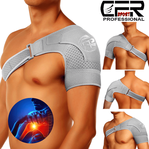 Shoulder Brace Support Compression Sleeve Torn Rotator Cuff AC Joint Pain Wrap - Picture 15 of 17
