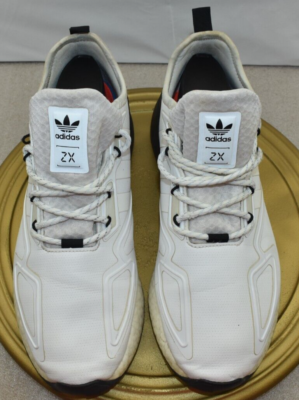Adidas Originals ZX 2K Men's Shoes Size 11.5 Boost Low White
