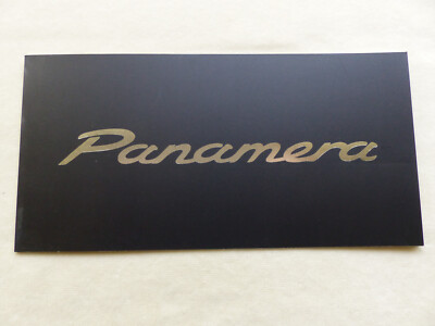 2010 Porsche Panamera 4S Turbo Preview Brochure Brochure 07/2009
