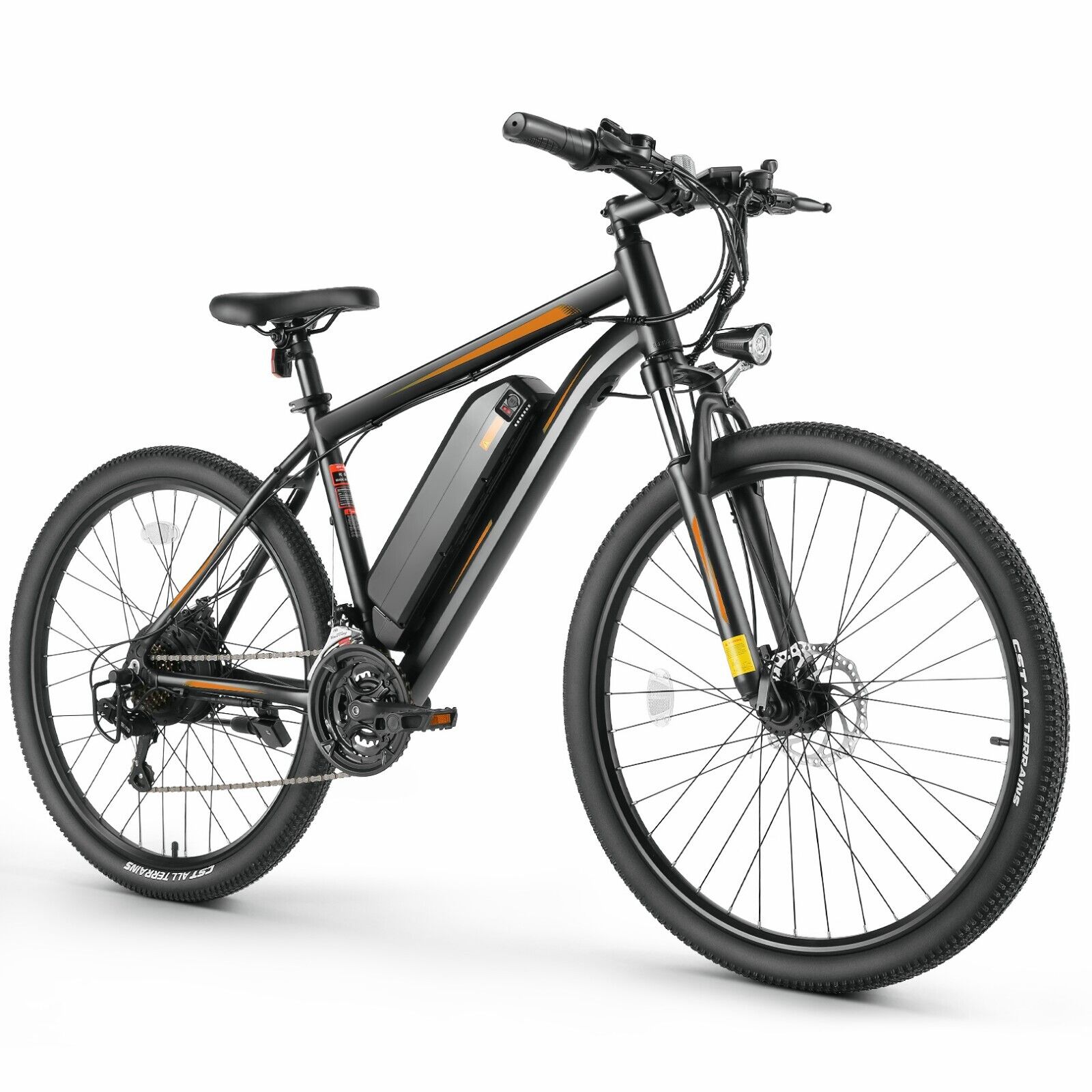 27.5" Electric Bike for Adults 500W E-Bike 21.6MPH Mountain Bicycle 48V Battery*