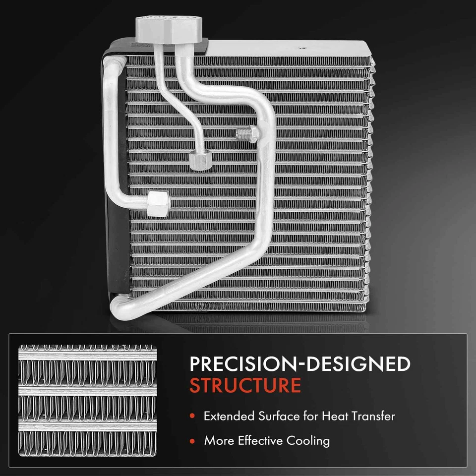 Núcleo evaporador de aire acondicionado con placa de prensado para Mitsubishi Mirage Dodge Plymouth Eagle Foto 4 de 4