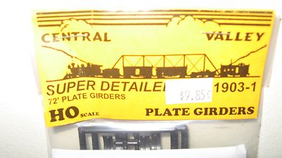 Central Valley Model Works HO scale 72' Bridge Girders Kit #1903-1 New