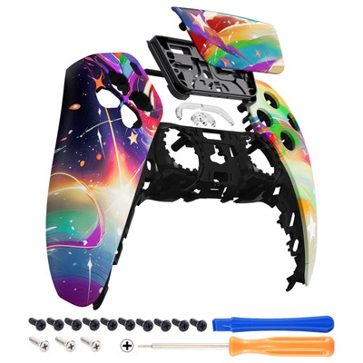 Faceplate Shell Touchpad Replacement Part Multi-pattern Cover for PS5 Controller