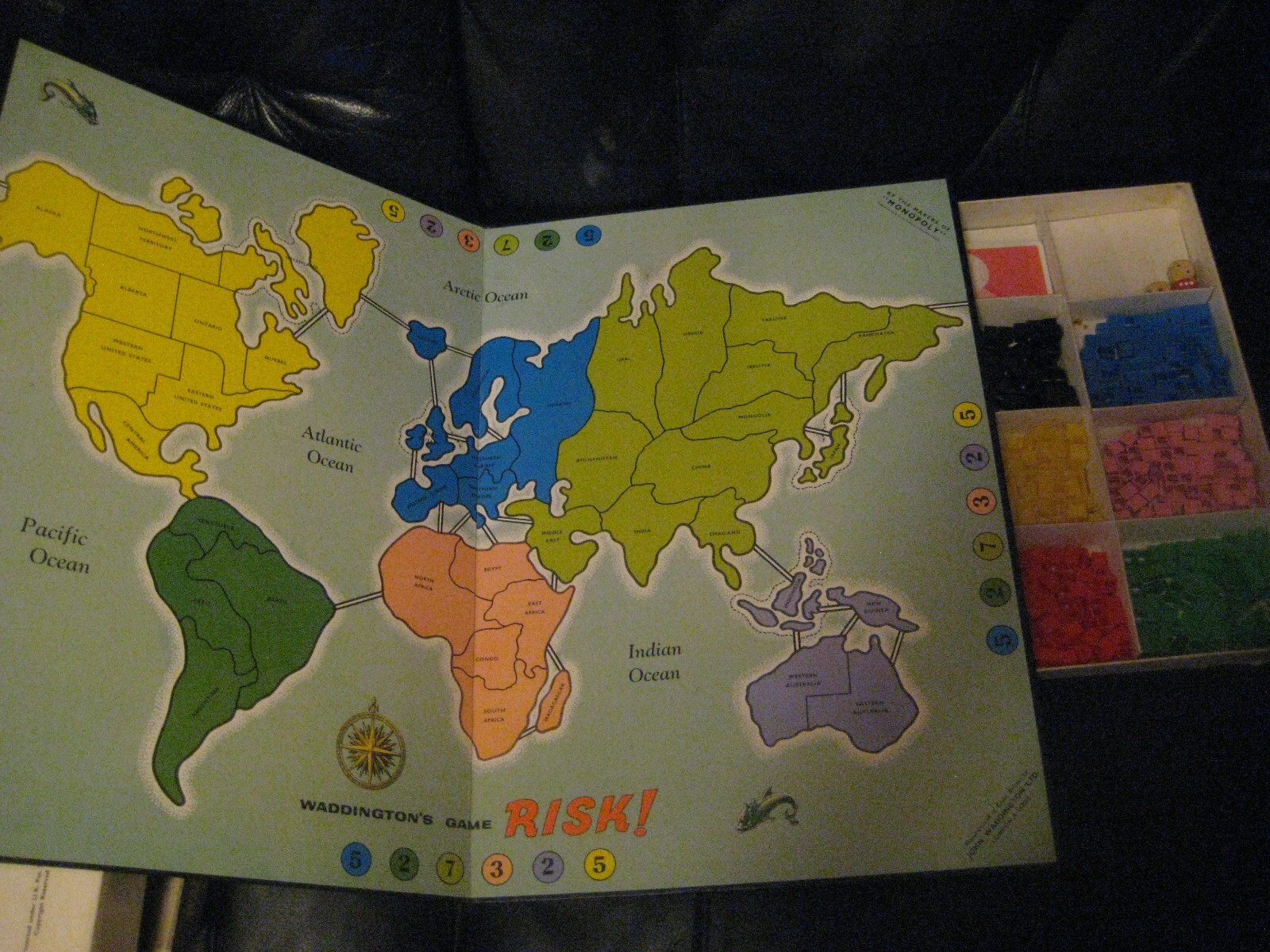 Risk Ebay Vintage Risk Game - Waddingtons 1960s White Box Very Rare Game, Fully ...