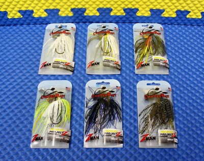 Z-Man ChatterBait Weedless Project Z 1/2 Oz &ndash; Scegli Colore &ndash; Esca Bass Fishing