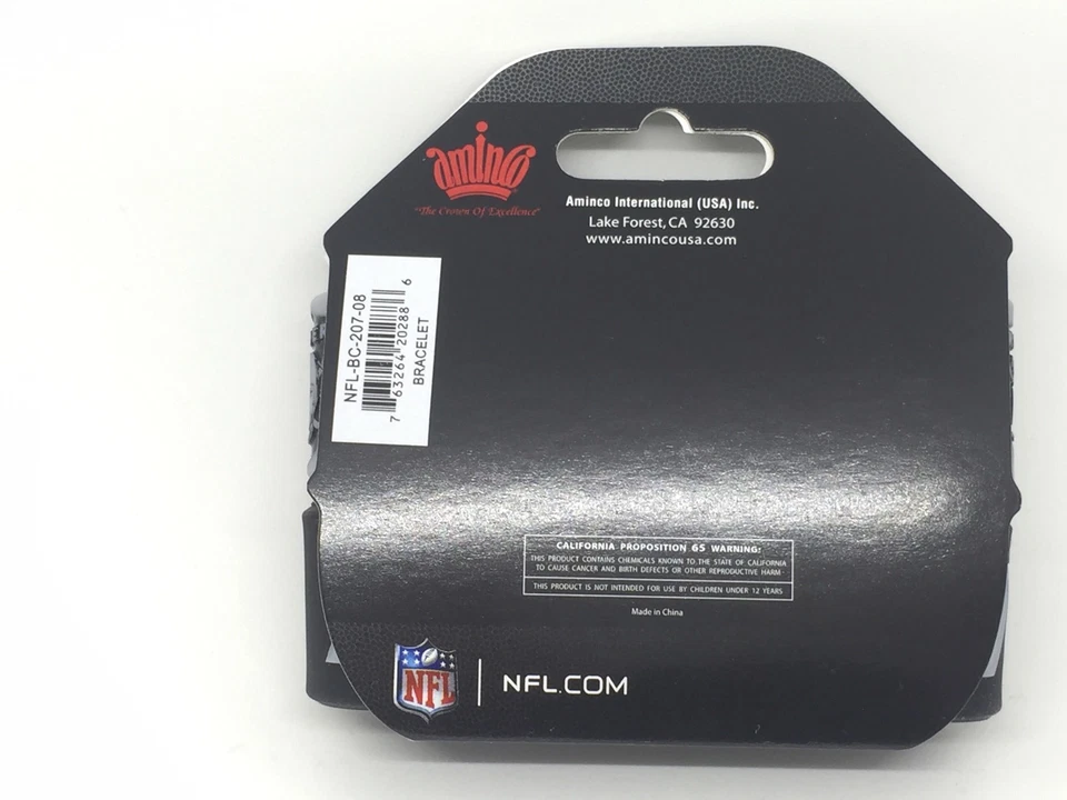 NFL Kansas City Chiefs Goma Silicona Pulsera Paquete de 2 Foto 3 de 3