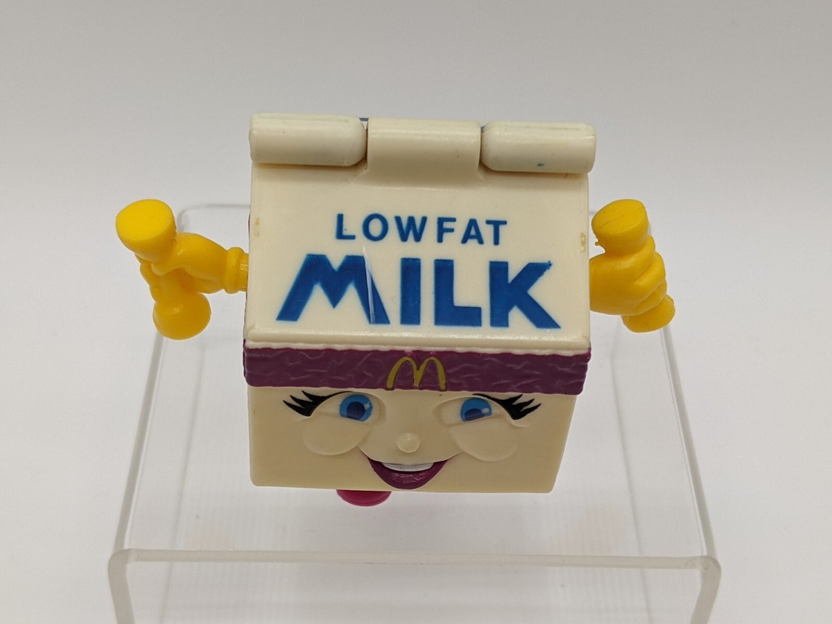 Vintage 1993 McDonald's Low-Fat Milk Carton Happy Meal Toy