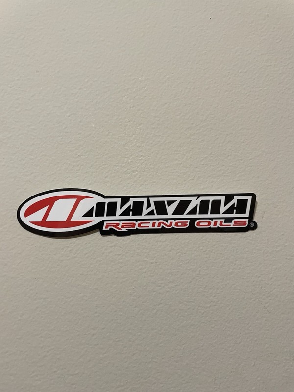 MAXIMA RACING OILS racing sticker/decal