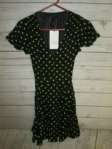 lemon print dress zara