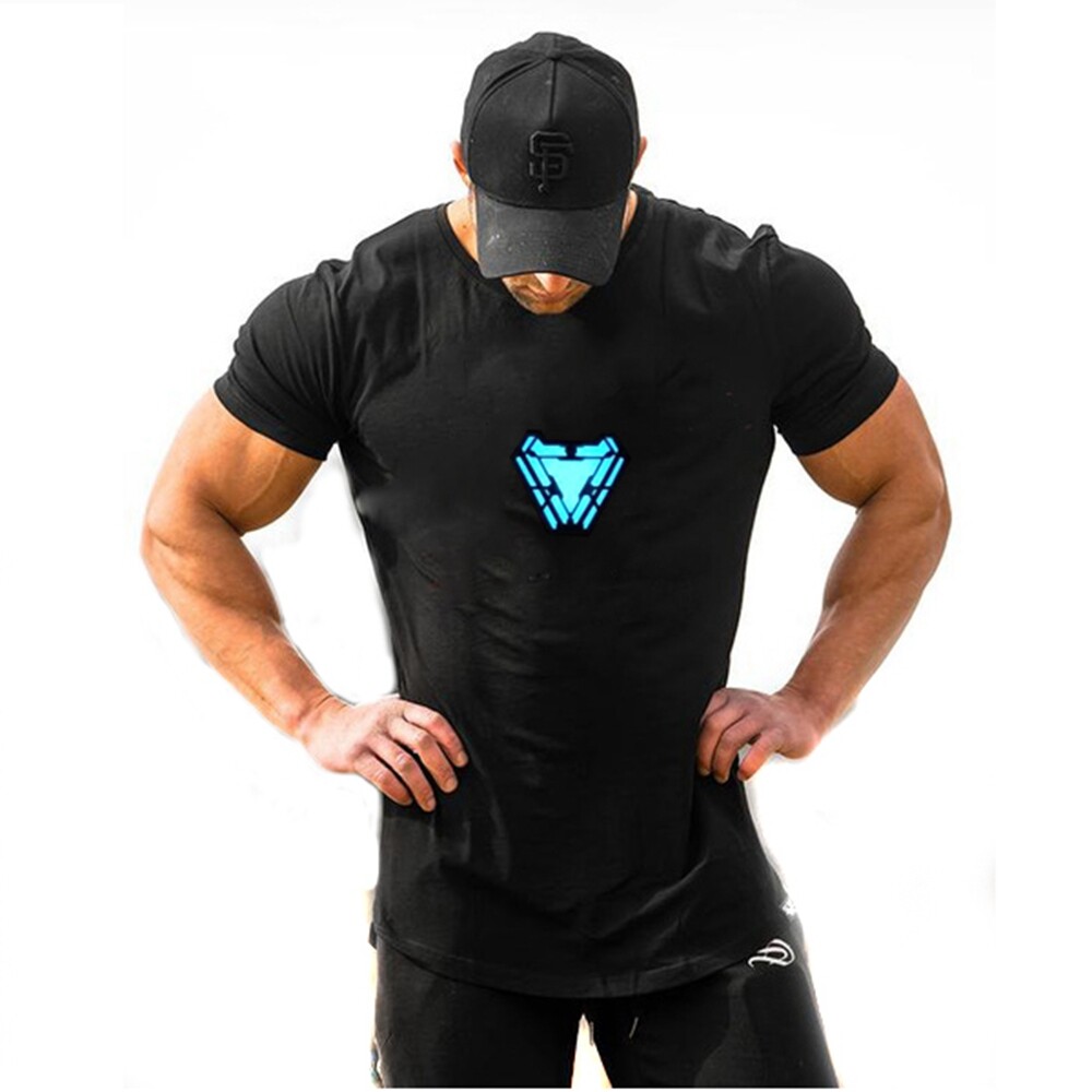 tony stark light up shirt