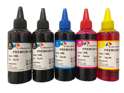 5x100ml refill ink for Epson 502 T502 