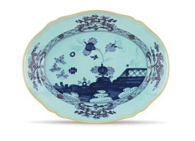 Ginori 1735 Italienischer Orient - großes ovales Tablett 38,5 cm Iris Richard Ginori