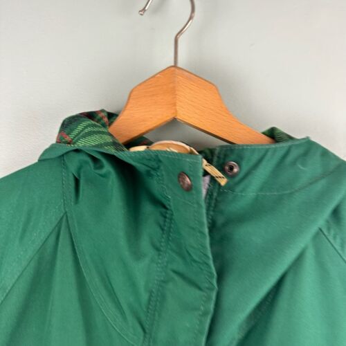 Vintage Eastern Mountain Sports Green Hooded Full Zip Jacket Pockets Lined 70s - Picture 4 of 12