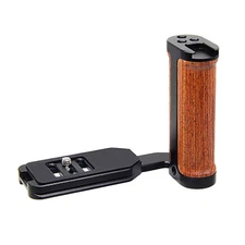 For Camera Side Wood Handle Left L-Plate Quick Release Plate Universal