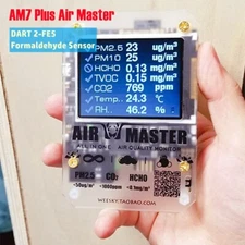 AM7p Formaldehyde Detector DART 2-FE5+V4 Sensor Air Quality Monitor PM2.5 Tester