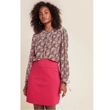 NWT Anthropologie Maeve Mackenzie Ponte Mini Skirt Size XL
