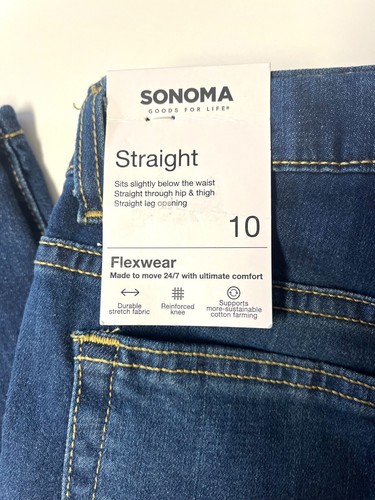 Boy's Sonoma Straight Leg Flexwear Jeans Size 10 or 16 NEW - Picture 2 of 6