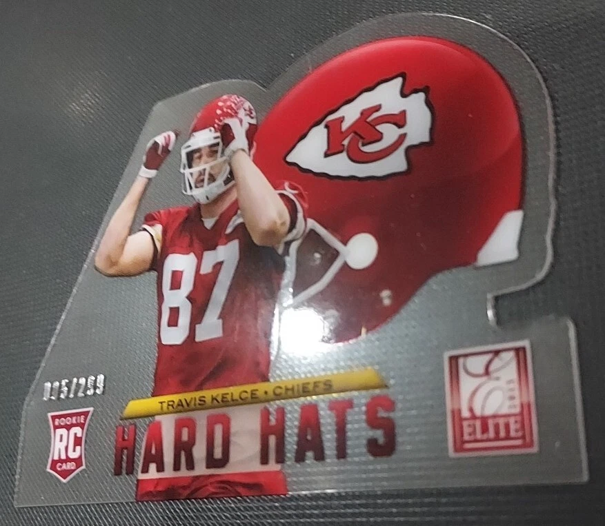 2013  PANINI ELITE HARD HATS TRAVIS  KELCE #93 RC 5/299. KANSAS CITY CHIEFS - Image 3 of 4