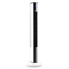 Klarstein Slim Standing Air Fan Oscillation 3 Speed Remote 50 W Eco White Home