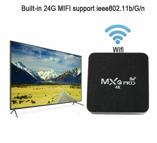 TV BOX SMART Android 2020 4K MXQ Pro 5G WiFi Quad Core 3D Media Player 1+8GB - Picture 3 of 3