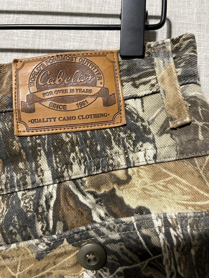 Pantalones Camuflados Aislados Cabela’s Hombre’s 36 Thermolite Plus Meas. Caza 34x28 Foto 3 de 4