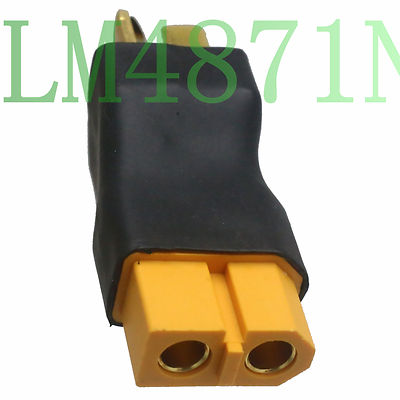 Parallel Adapter 1x XT60 female to 2x Deans T-Plug male Heavy Duty Turnigy Zippy
